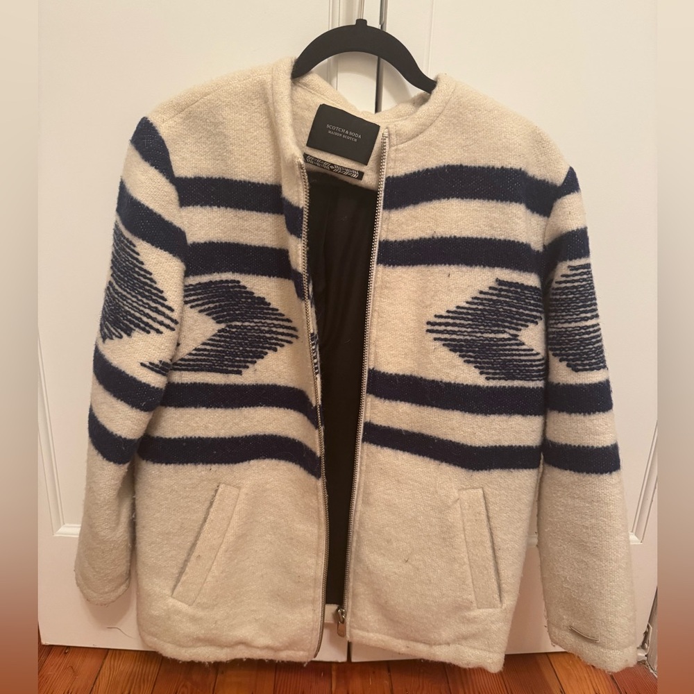 Scotch & soda wool blanket coat